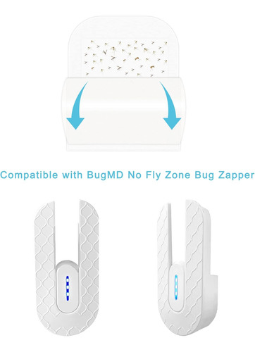 12 Almohadillas Pegamento Bug Md No Fly Zone