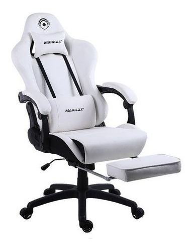 Imagen 2 de 3 de Silla Gamer Sillon Butaca Gaming Chair Full Snow Ade