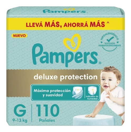 Pampers Deluxe G X 330 ( 3 Paquetes De 110 ) Promo !!