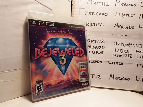 Videojuego Físico Ps3 Bejeweled 3 Puzzle Game Pop Cap