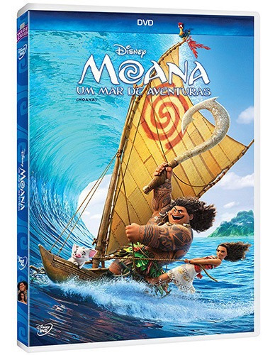 Moana - Um Mar De Aventuras - Dvd - Disney