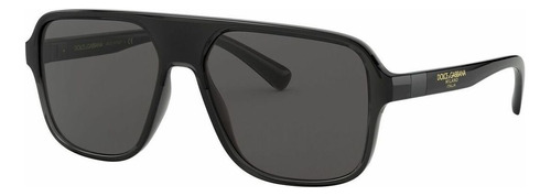 Óculos De Sol Masculino Dolce&gabbana Dg6134 3257/87 57 Cor Preto Cor da armação Preto Cor da haste Preto Cor da lente Cinza Desenho Quadrada