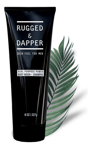 Rugged & Dapper, Champu Y Gel De Ducha Para Hombres De 16 Oz