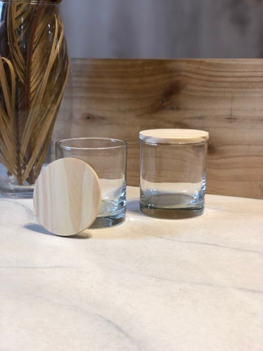 Imagen 6 de 9 de Tapa Madera Vaso Lexington 7505 Nadir Velas Portavelas X10u.
