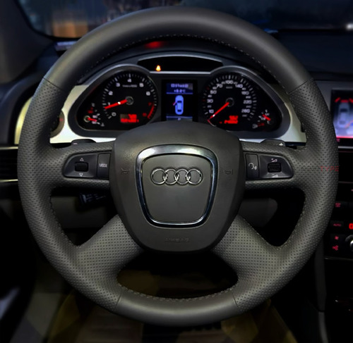 Funda Volante Audi A3 A4 A5 A6 A8 Q5 Q7 2004-2012 Piel Real