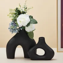 Comprar 2 Floreros Decorativos Modernos Para Mesa Jarron Decorativo