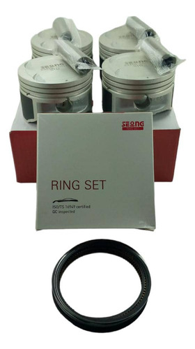 Kit. Pisto/anillos Std Getz 1.6 