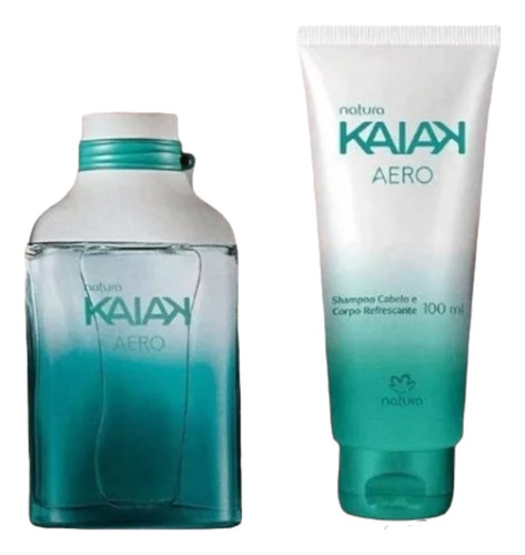 Kit Kaiak Aero Masculino 100ml + Shampoo 100ml Natura