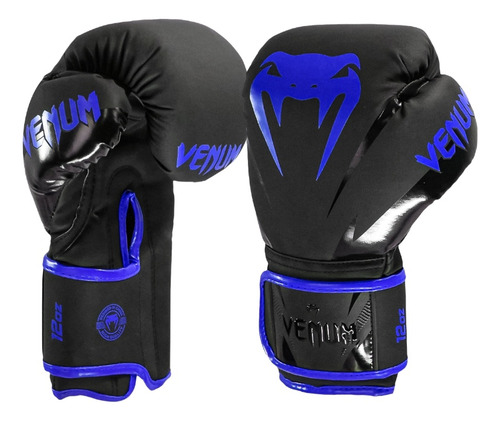 Guantes De Boxeo Venum Impact 2.0 Blue Muay Thai-kick Boxing