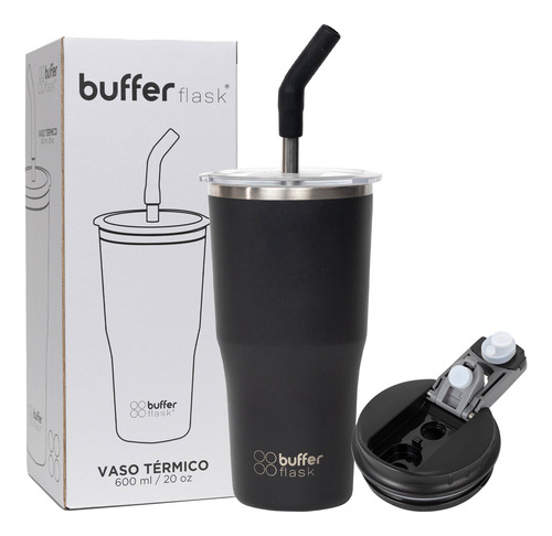 Vaso Termico Mug Termo Agua Cafe 600ml Buffer Flask Inox