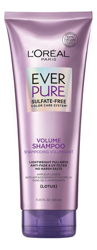 Loréal Paris Everpure - Shampoo Para Dar Volumen Sin Sulfa.