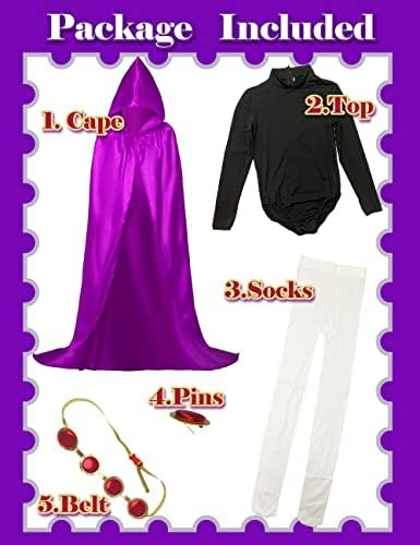Conjunto De Disfraz De Cuervo Para Niños Con Cinturón, Mono,