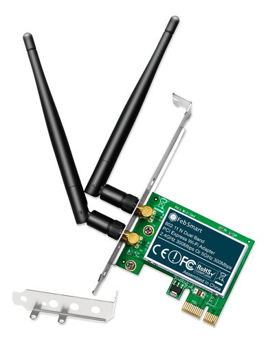 Febsmart Adaptador Inalámbrico N De Doble Banda 600 Mbps (2.