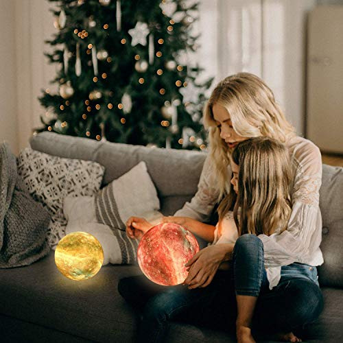 Lámpara De Luna, Luz Nocturna, Luz De Luna Led De 16 Colores