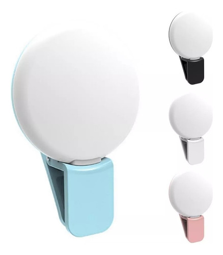 Luz Blanca Selfie Led Mejora Las Fotos Celular Clip Flash ®