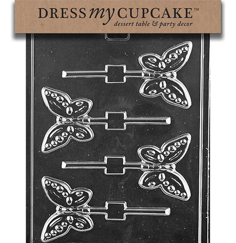 Dress My Cupcake Lollipop Chocolate Candy Mold A134