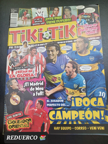 Tiki Tiki 69 Año 2011 Riquelme Boca Campeón Instituto Suárez