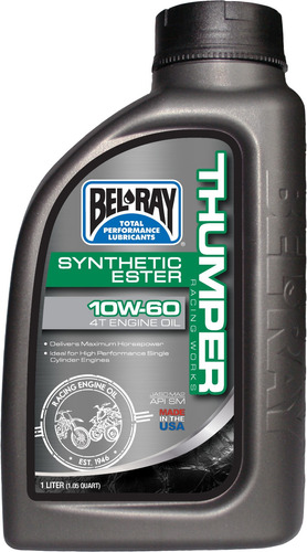 Aceite Bel-ray Works Thumper Sintetico 4t 10w-60 1lt