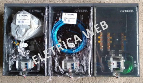 Caixa Luz Enel/aes 2 Rel Cabo 16mm 5m Completa Lateral
