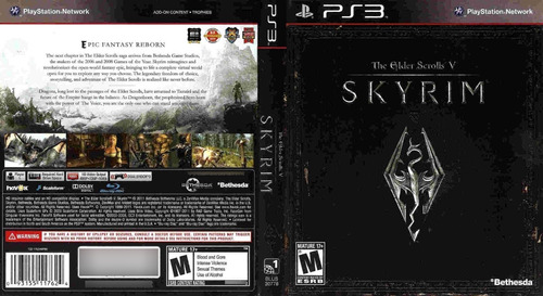 The Elder Scrolls V: Skyrim Ps3 - Físico - Local