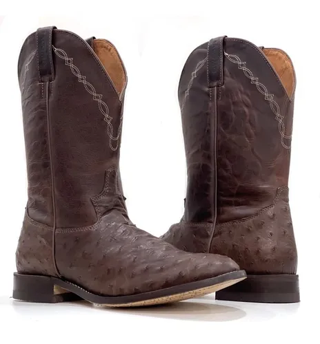 Bota jacomo hotsell avestruz cheia