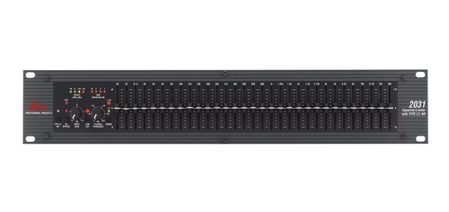 Equalizador De Áudio Gráfico Dbx 2031 Com 31 Bandas 110v