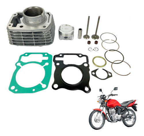 Kit Motor Válvula - Honda Cg Fan 125 - 2009 2010 2011 A 2015