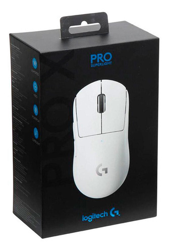 Mouse Gamer Logitech G Pro X Wirelees Hero 25k White