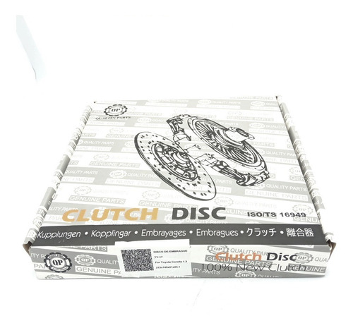 Disco Clutch Toyota Corolla 1.5 212x21x23,8 Baby Camry Quali