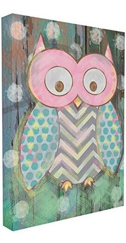 The Kids Room De Stupell Distressed Woodland Owl Wall Plaque