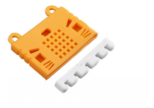 Funda Silicona Micro Bit Caracasa Kittenbot Naranja