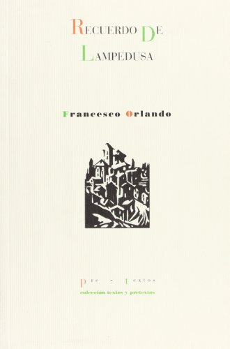 Libro Recuerdo De Lampedusa  De Orlando Francesco