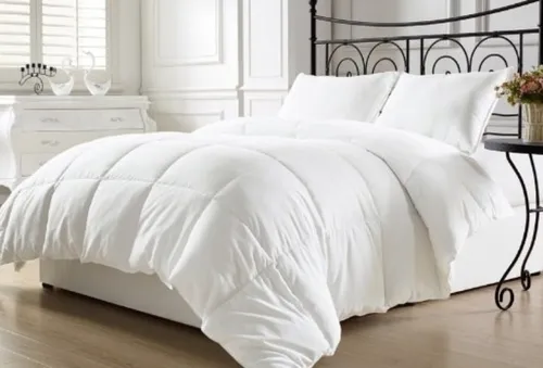 Plumón CDI Plumon Plumon queen diseño lisa color blanco de 220cm x 240cm