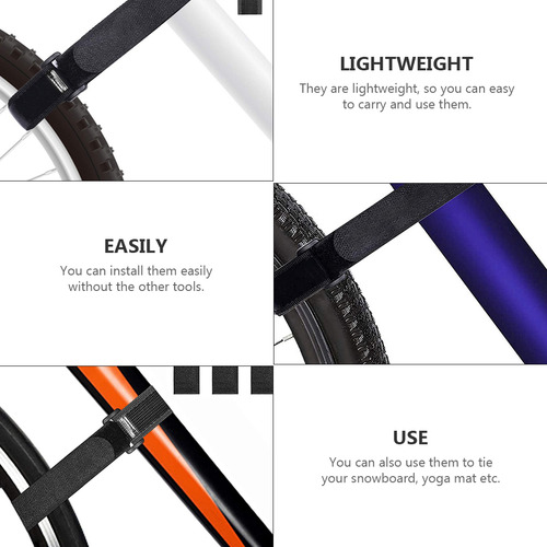 Bandas De Fijación De Ruedas De Bicicleta, 4 Unidades, Corre