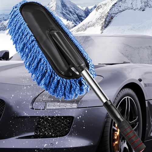 Hjq Cepillo De Coche Con Mango Telescópico Extensible Para