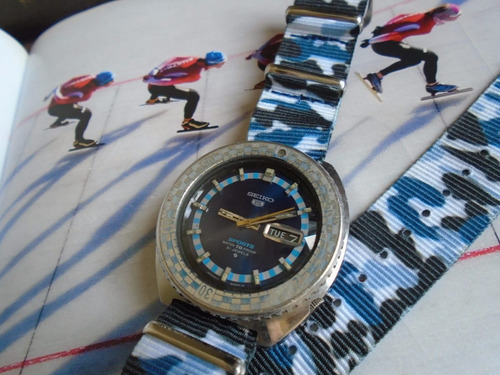Seiko 6119 8300 Sports Rally 42,00 Mm Garantia