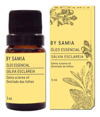 Óleo Essencial Salvia Esclareia 10ml By Samia