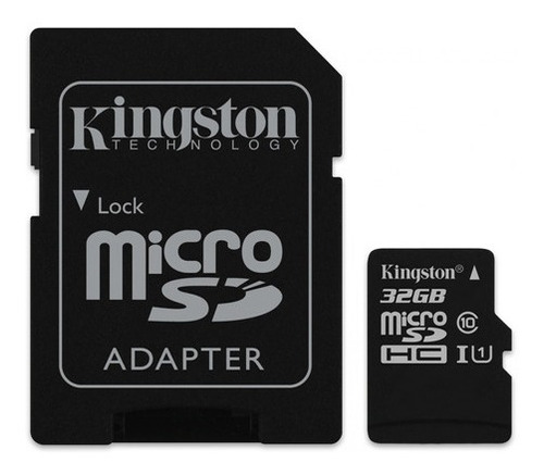 Tarjeta De Memoria Kingston Sdcs  Canvas Select Con Adapta