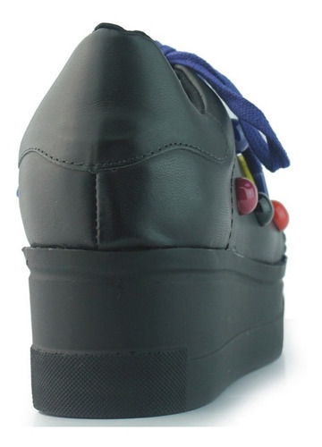 Imagen 5 de 5 de Zapatillas De Cuero De Mujer - Alesia - Ferraro