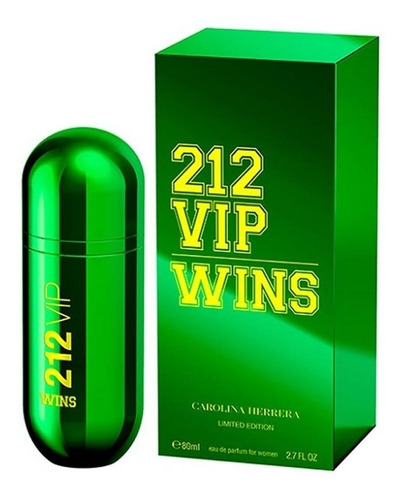 Perfume 212 Vip Wins Carolina Herrera 80 Ml Damas