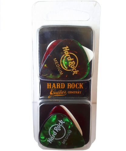 Hard Rock Cafe® Set De 12 Púas /picks /uñas De Guitarra