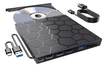Comprar Reproductor Externo De Cd\u002Fdvd, Cd\u002Fdvd-rom 7 En 1 Usb 3.0 +\u002F-
