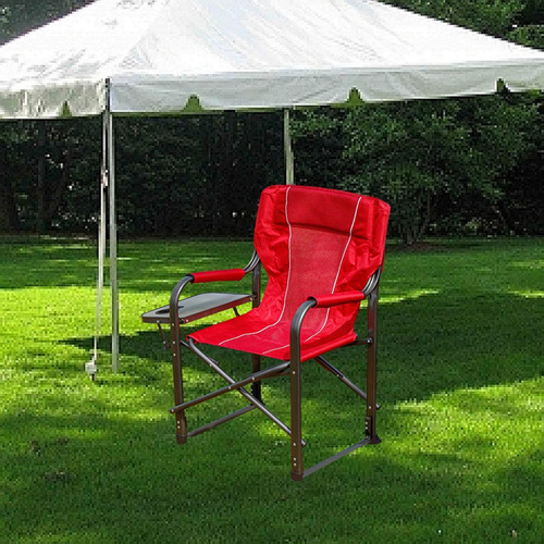 Silla De Director Para Acampar Con Mesa Auxiliar,