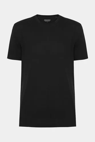 Camiseta Aramis Manga Curta Algodão Peruano Preto