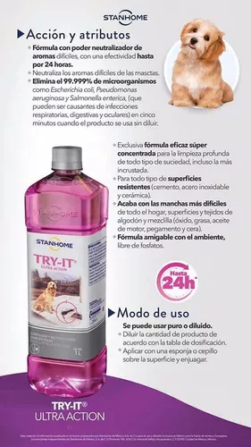 Stanhome Try It Ultra Action Neutralizador Concentrado 1 L
