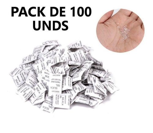 Gel Silica Pack De 100 Unidades