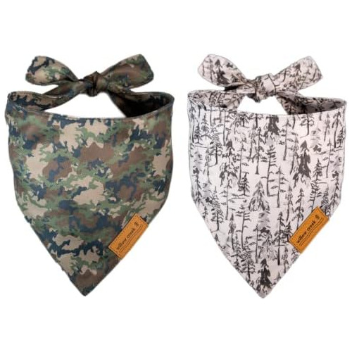 Bandana Scarf For Dogs & Puppies | Outdoor 2 Pack | Dua...