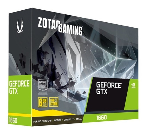 Placa De Video Gtx 1660 6gb Nvidia Zotac Gaming Twin Fan