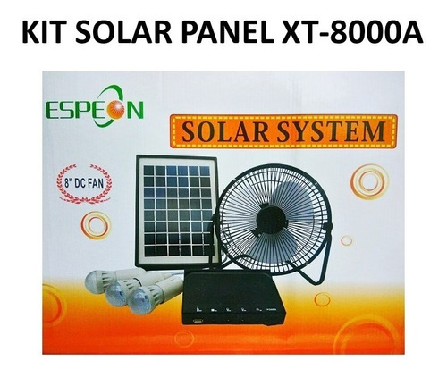 Kit Panel Solar Multifuncion Xt-8000a