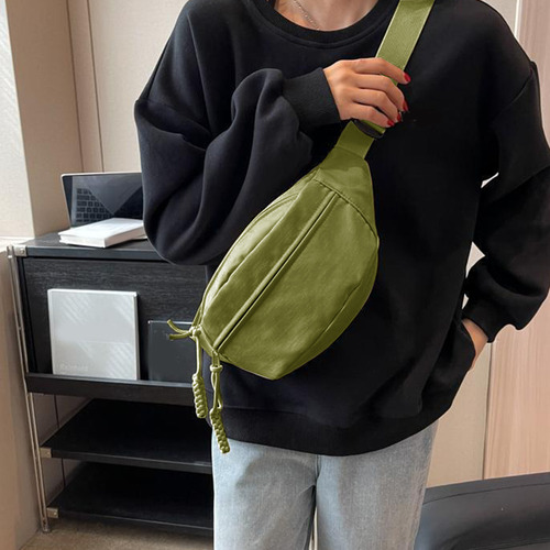 Mochila Canvas Sling De Várias Camadas Mochila De Viagem E C